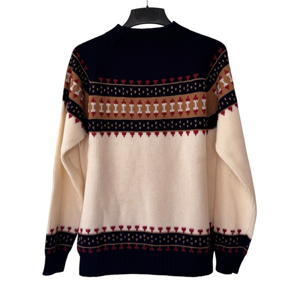 Vintage JCPenney Nordic Print Sweater - Picture 1 of 5
